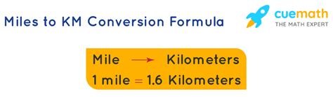 how long is 1 mile in km|Convert 1 mile to km .